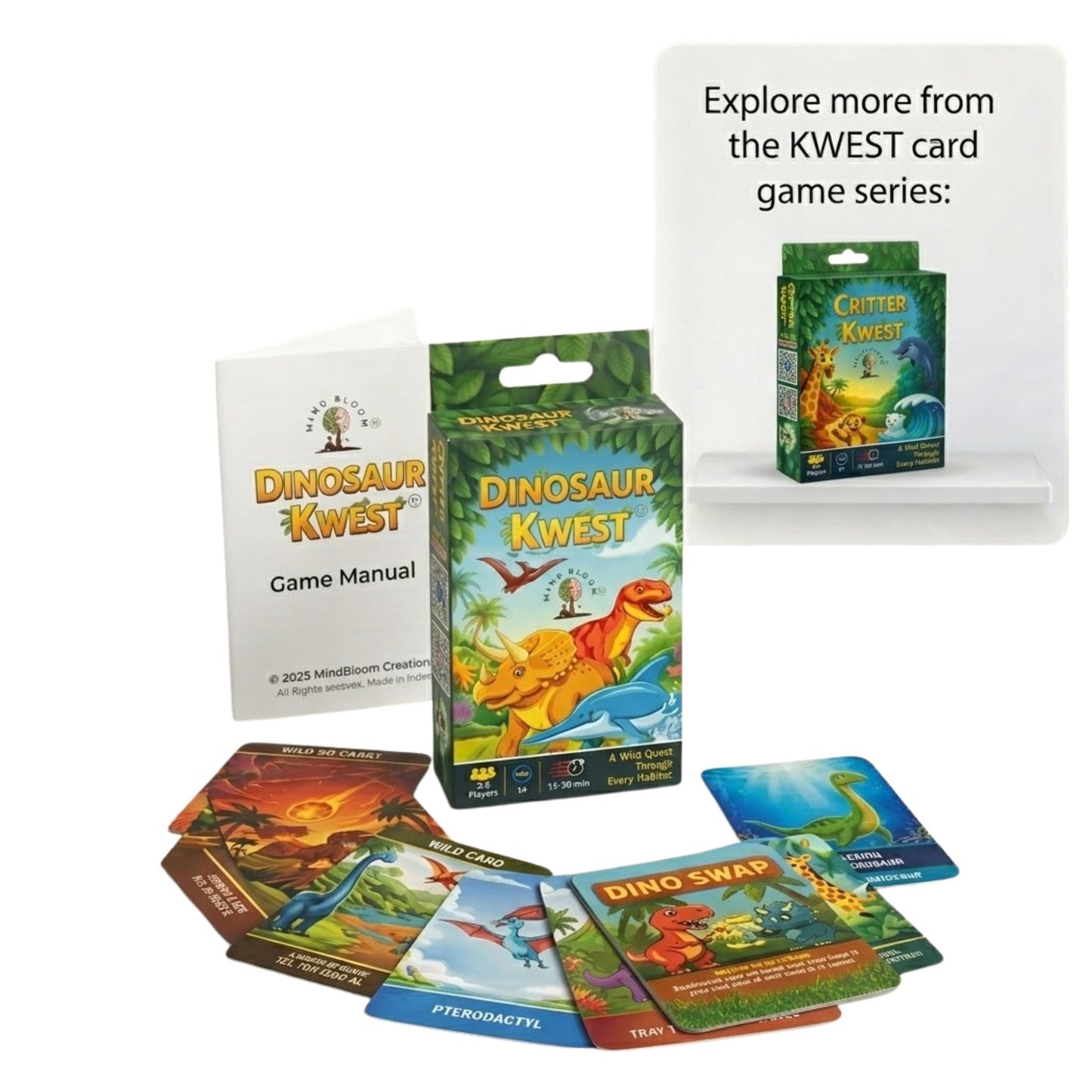 Dinosaur Kwest Card Game