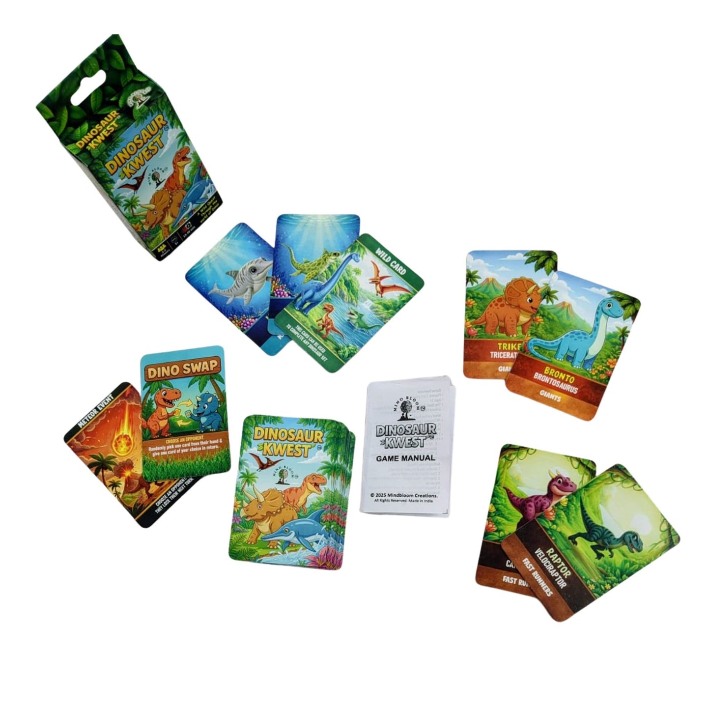 Dinosaur Kwest Card Game
