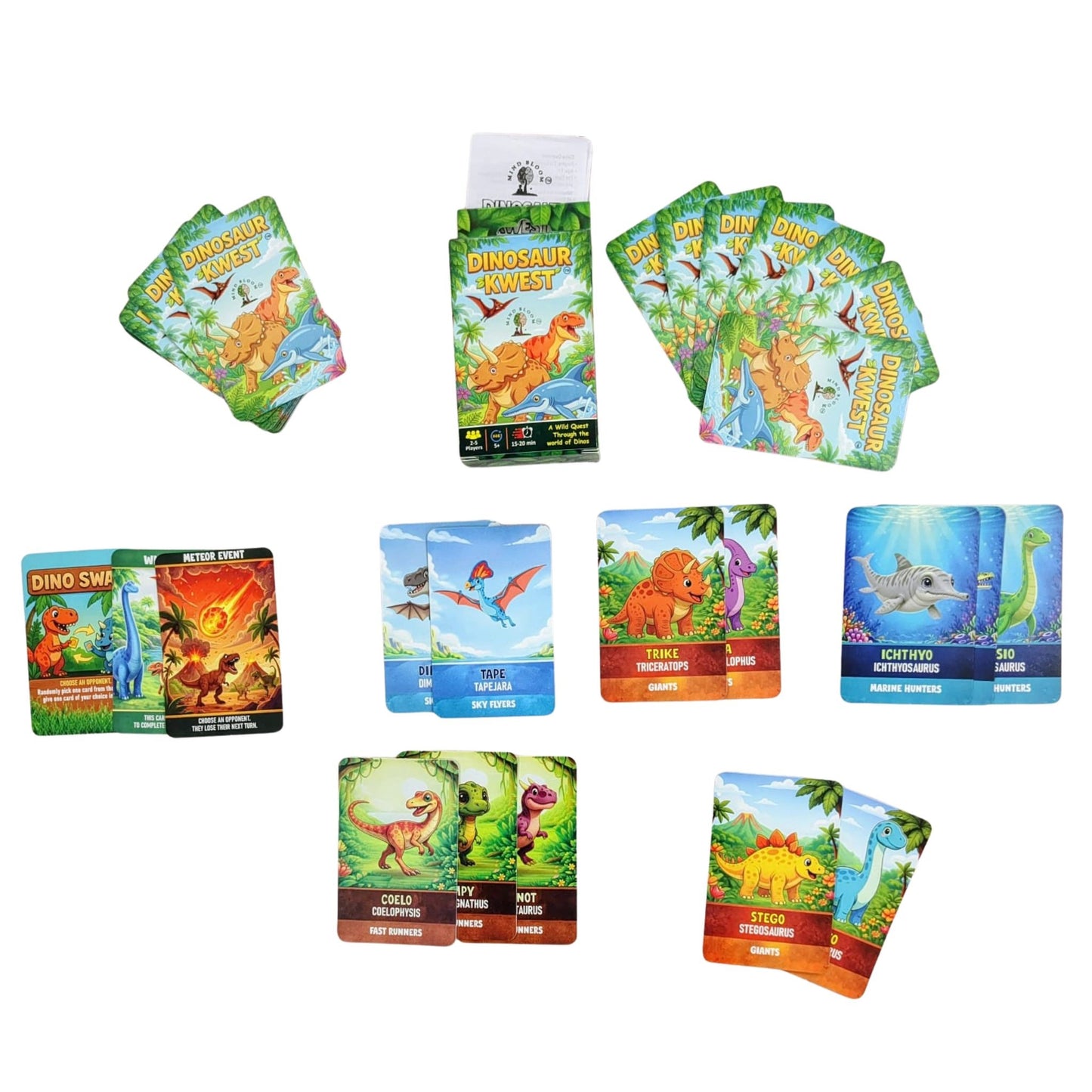 Dinosaur Kwest Card Game