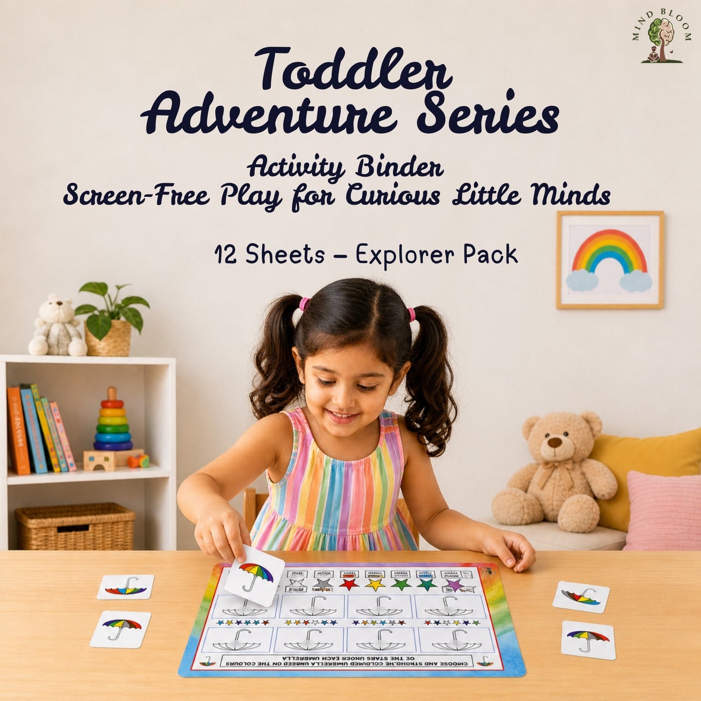 Toddler Adventure Series –  Explorer Pack -12 Sheets